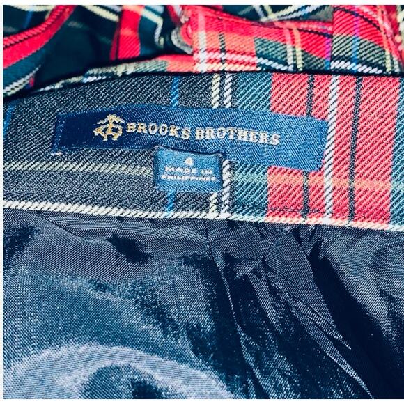 Brooks Brothers  Plaid Tartan Pleated Mini Skirt - Size 4 - Picture 11 of 11
